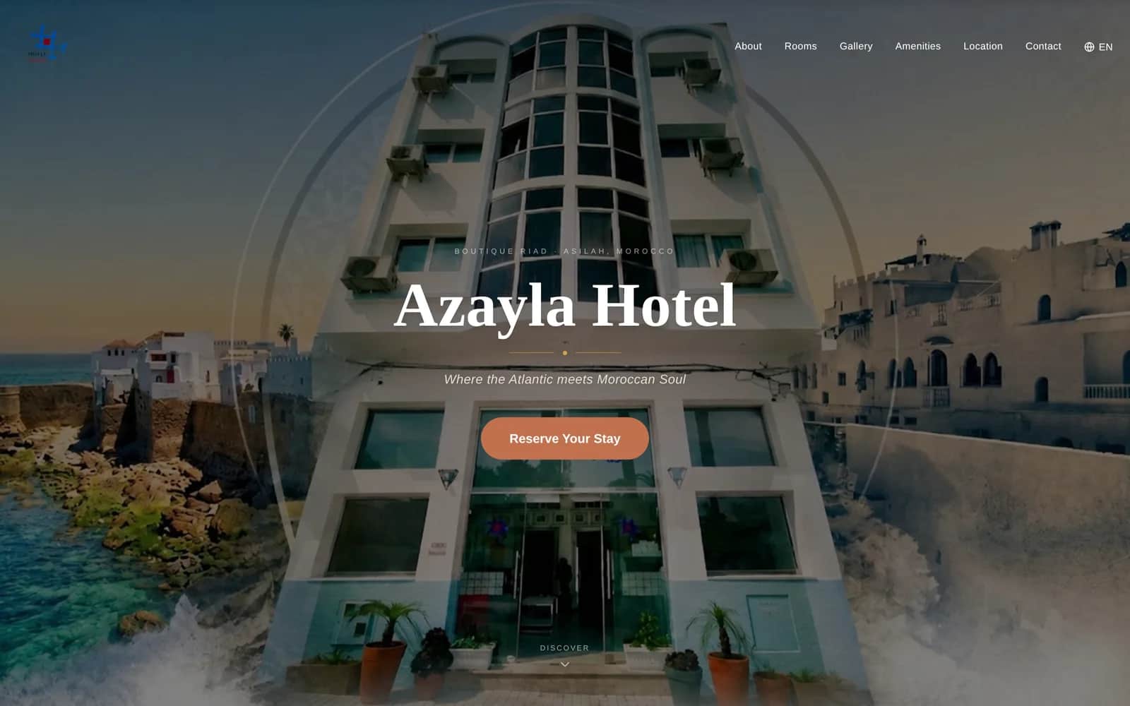 Azayla Hotel — interface